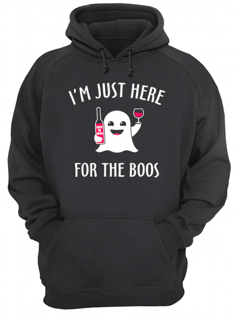 I’m Just Here For The Boos Wine Halloween shirt I’m Just Here For The Boos Wine Halloween shirt