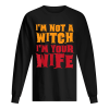 I’m Not A Witch Funny Halloween Couples Costume shirt