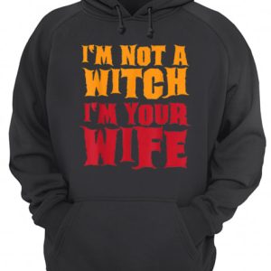I'm Not A Witch Funny Halloween Couples Costume shirt 3