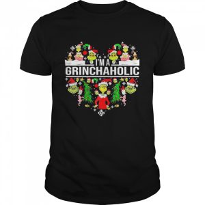 I’m a Grinchaholic heart Christmas 2021 Sweatshirt