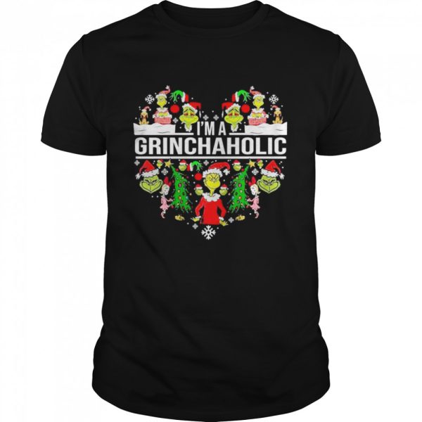 I’m a Grinchaholic heart Christmas 2021 Sweatshirt