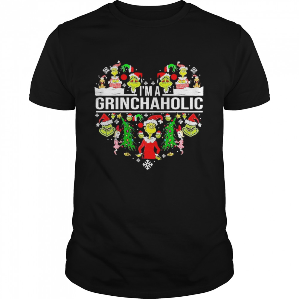 I’m a Grinchaholic heart Christmas 2021 Sweatshirt I’m a Grinchaholic heart Christmas 2021 Sweatshirt