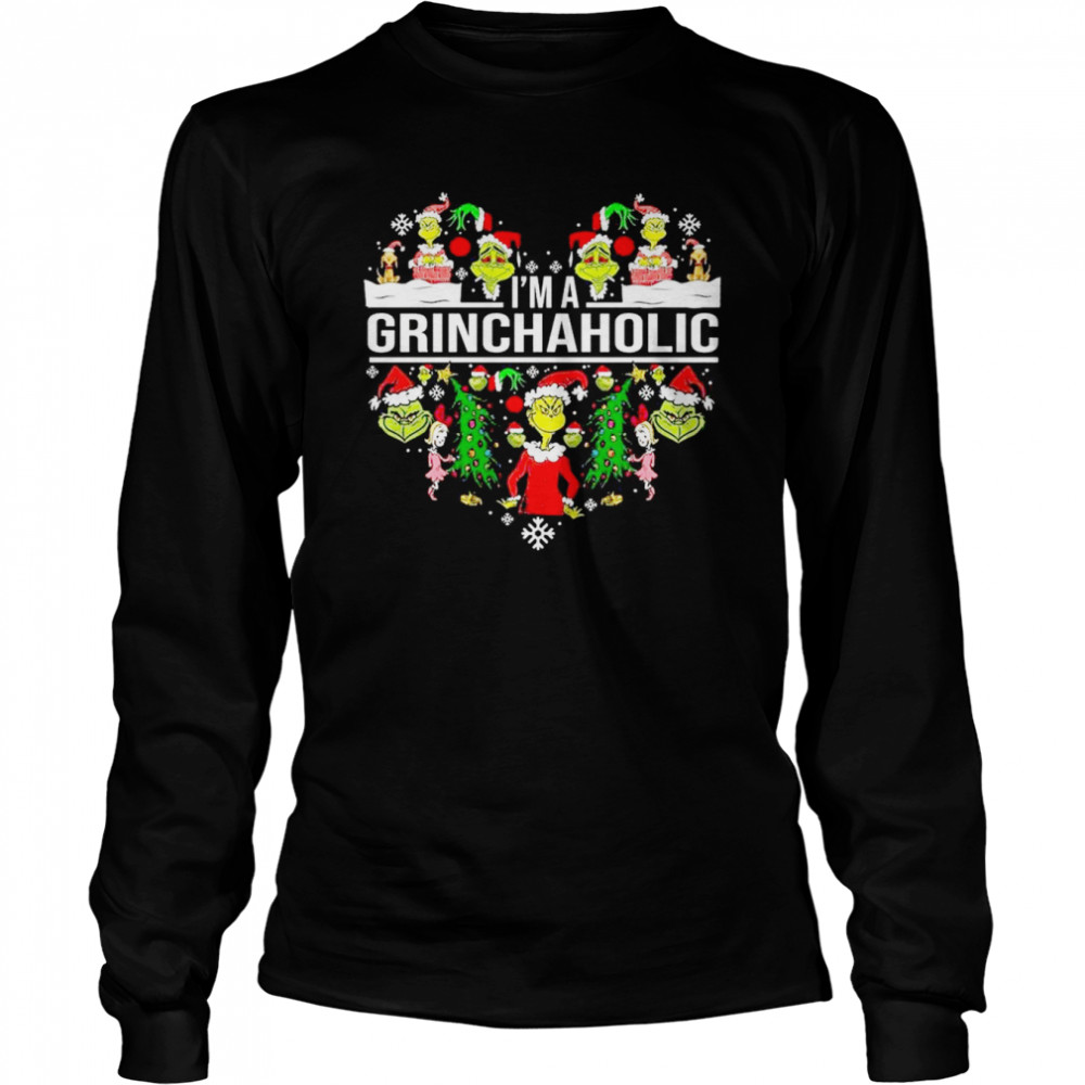 I’m a Grinchaholic heart Christmas 2021 Sweatshirt I’m a Grinchaholic heart Christmas 2021 Sweatshirt