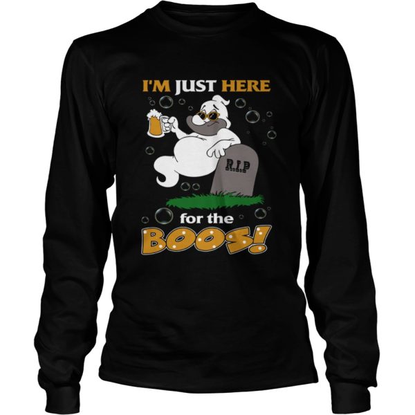 I’m just here for the boos beer RIP shirt