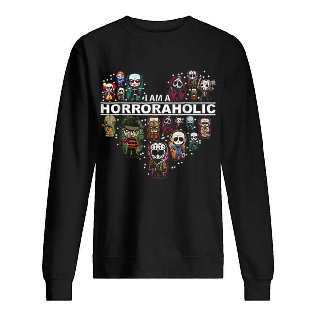 I Am A Horroraholic Halloween Day 2019 shirt I Am A Horroraholic Halloween Day 2019 shirt