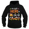 I Am Just Here For The Candy Halloween Mens shirt