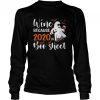 I Drink Wine Because 2020 Is Boo Sheet Halloween shirt