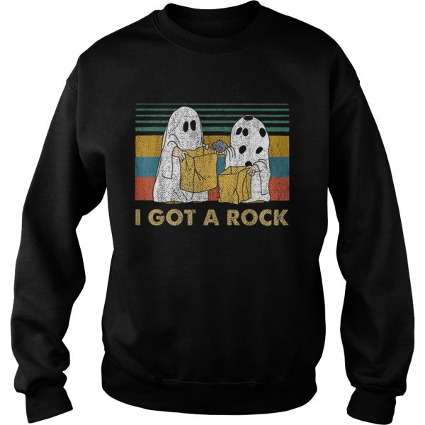 I Got A Rock Charlie Browns Ghost Halloween shirt
