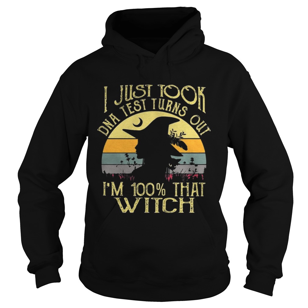 I Just Took A DNA Test Turns Out Im 100 Witch Halloween Shirt I Just Took A DNA Test Turns Out Im 100 Witch Halloween Shirt