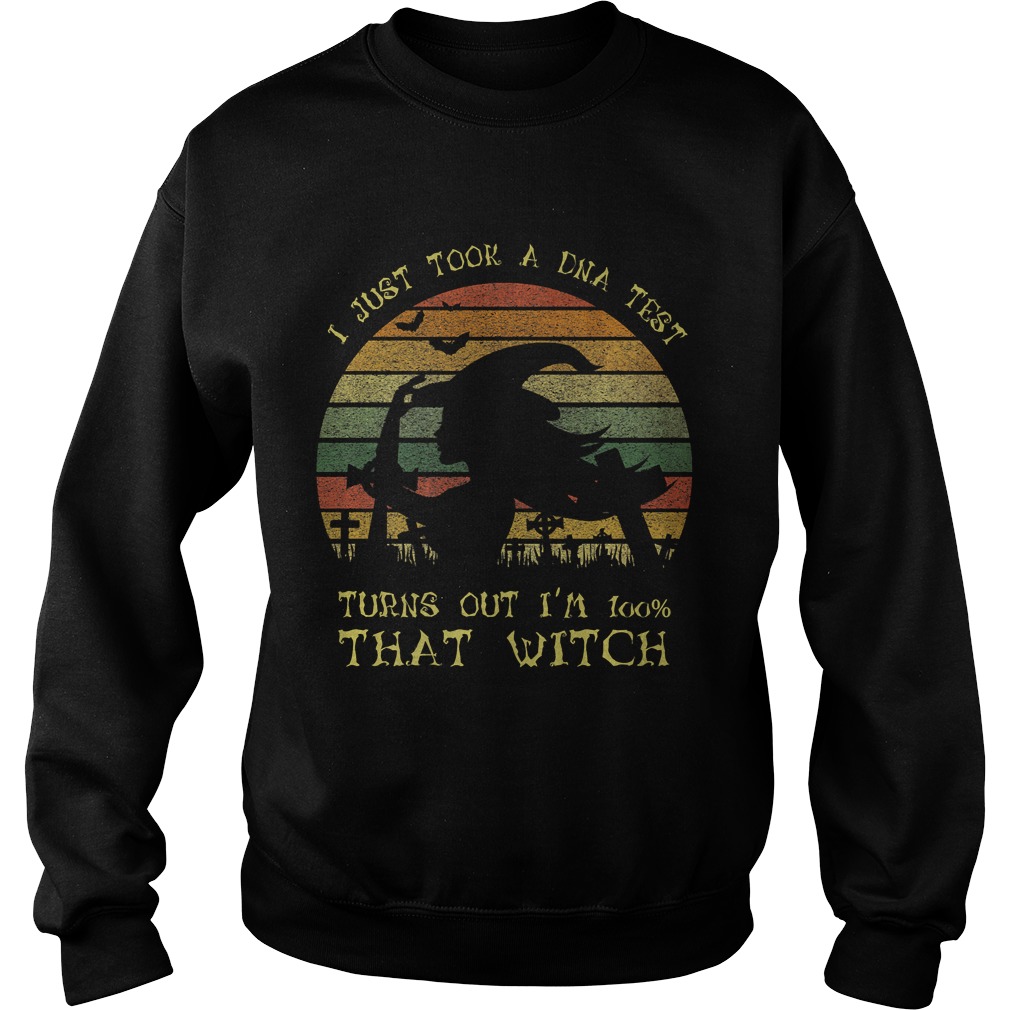 I Just Took A Dna Test Turns Out Im 100 Percent That WitchPremium TShirt I Just Took A Dna Test Turns Out Im 100 Percent That WitchPremium TShirt