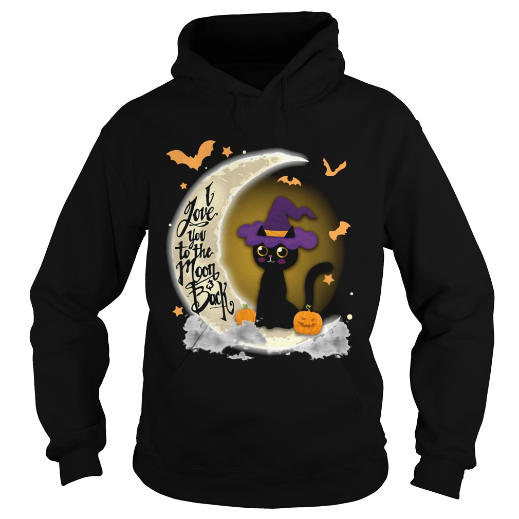 I LOVE YOU TO THE MOON AND BACK CAT WITCH PUMPKIN HALLOWEEN shirt I LOVE YOU TO THE MOON AND BACK CAT WITCH PUMPKIN HALLOWEEN shirt