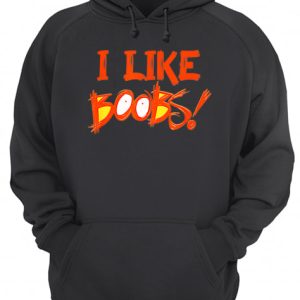 I Like Boobs Halloween Orange Eyes Boobs Sexy Naughty shirt 3