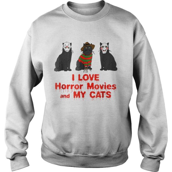 I Love Cats Horror Movie shirt