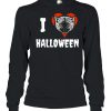 I Love Halloween Cat Lover T-shirt