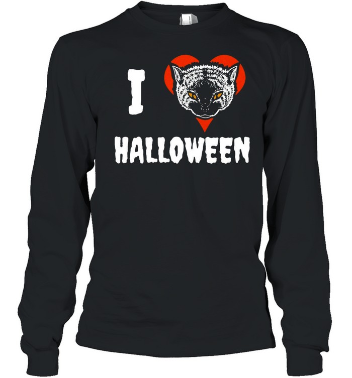 I Love Halloween Cat Lover T-shirt I Love Halloween Cat Lover T-shirt