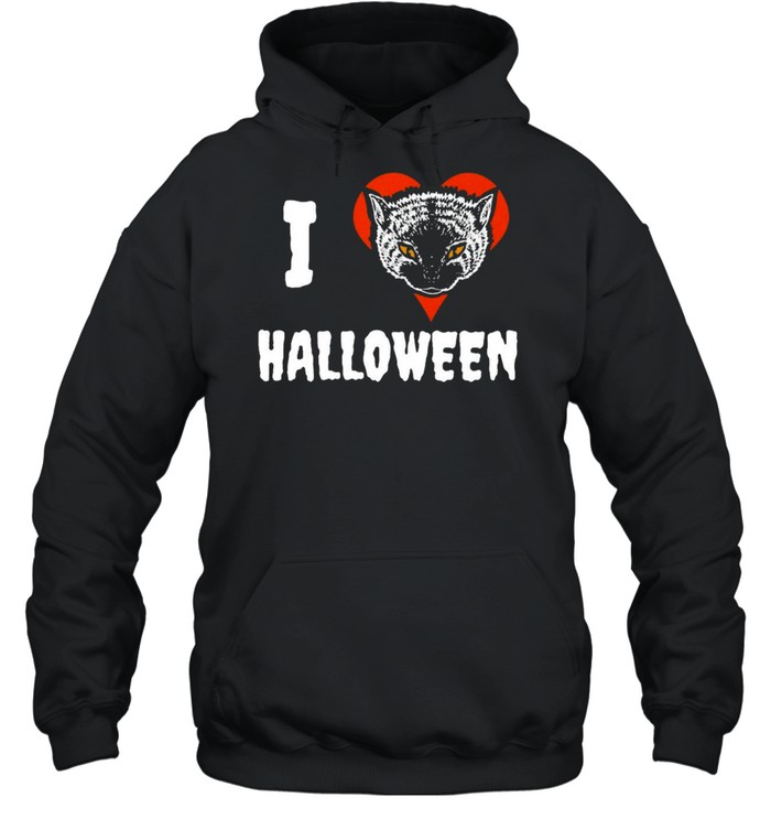 I Love Halloween Cat Lover T-shirt I Love Halloween Cat Lover T-shirt