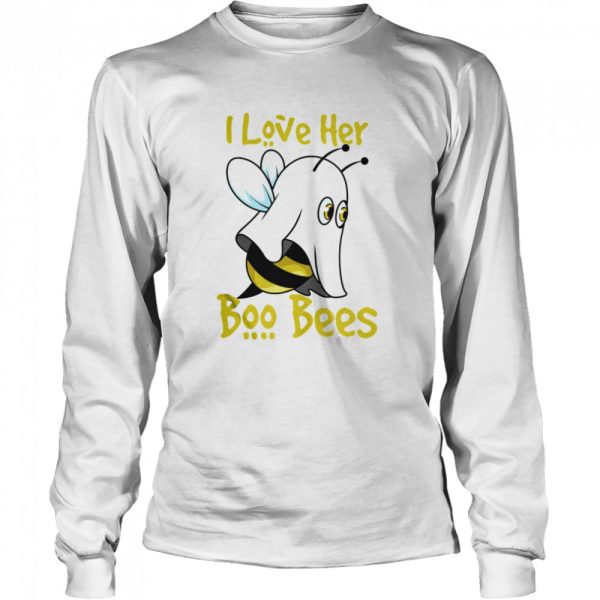 I Lover Her Boo Bees Halloween Matching Couple Costume His shirt