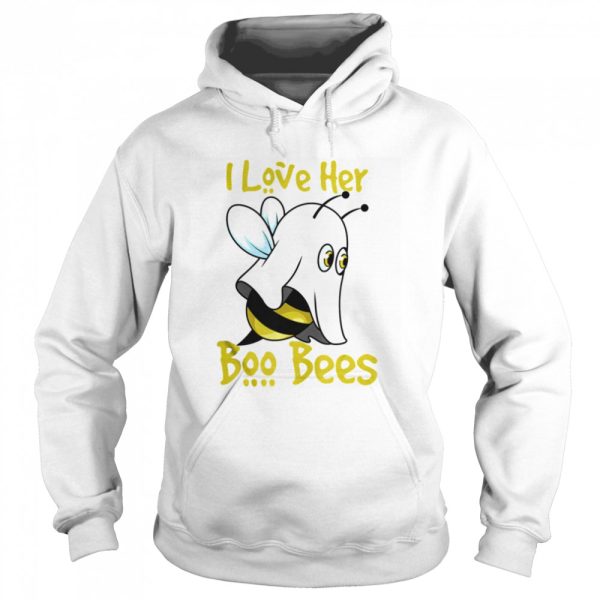 I Lover Her Boo Bees Halloween Matching Couple Costume His shirt