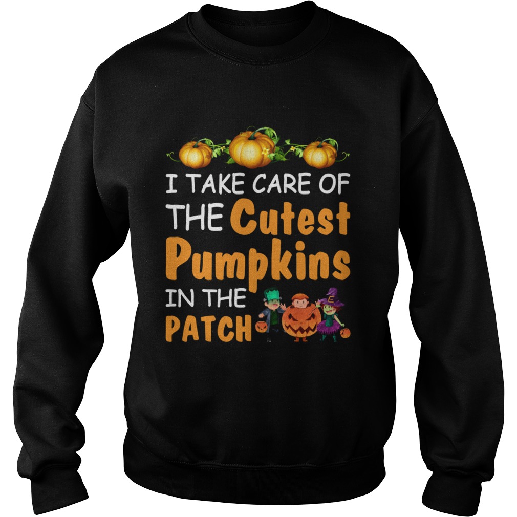 I Take Care Of The Cutest Pumpkins In The Patch Halloween Teachers Shirt I Take Care Of The Cutest Pumpkins In The Patch Halloween Teachers Shirt