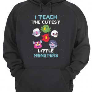 I Teach The Cutest Little Monsters Funny Teacher Halloween shirt 3