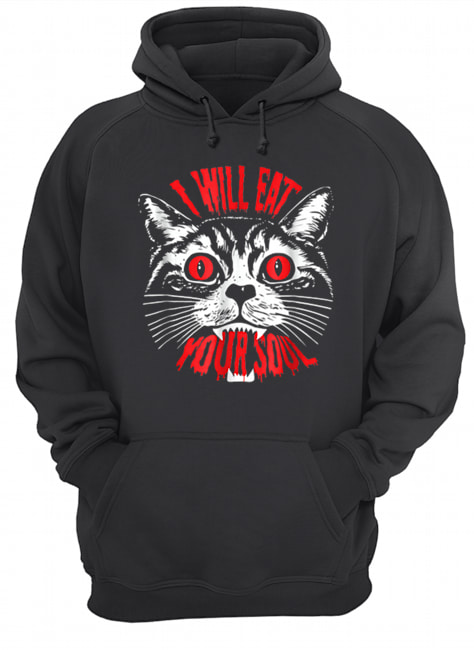 I Will Eat Your Soul Satanic Cat Spooky Halloween shirt I Will Eat Your Soul Satanic Cat Spooky Halloween shirt