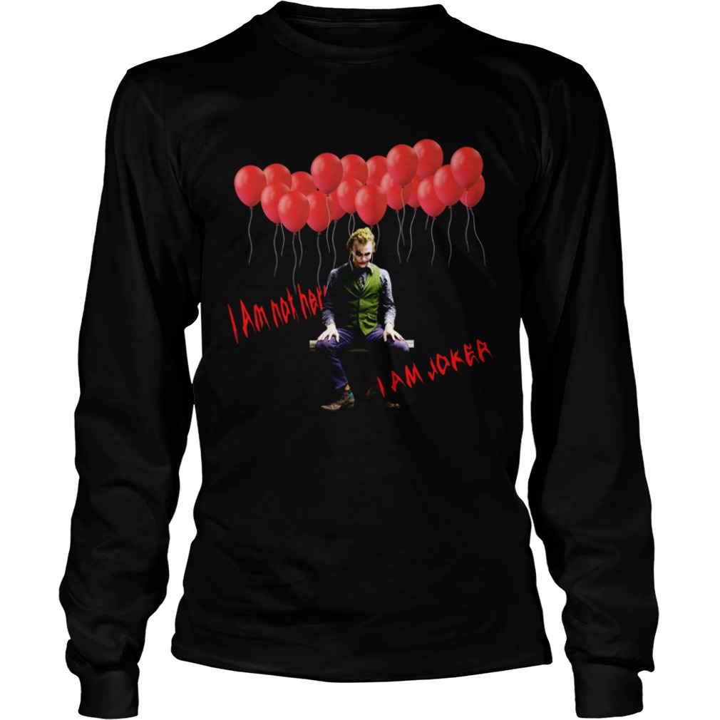 I am not Hero I am Joker shirt I am not Hero I am Joker shirt