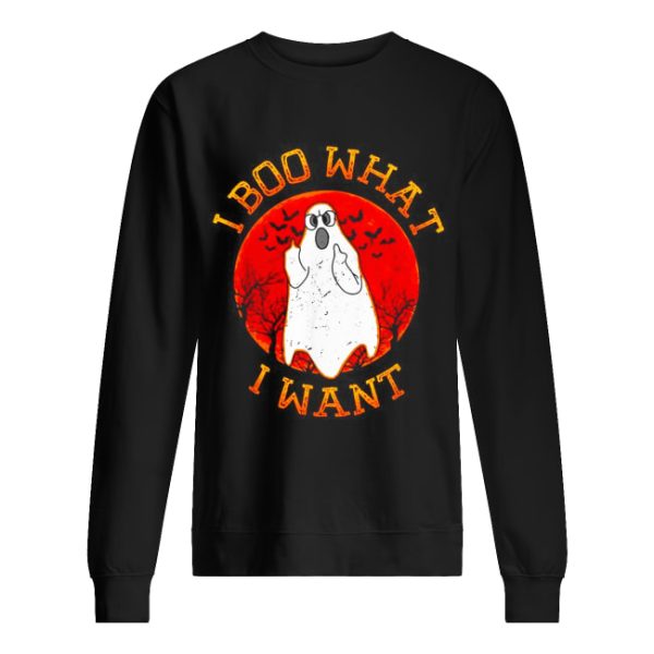 I boo what I want Ghost Halloween shirt