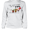 I’M Just Here For The Booze Jason Voorhees Bloody Krueger T-Shirt
