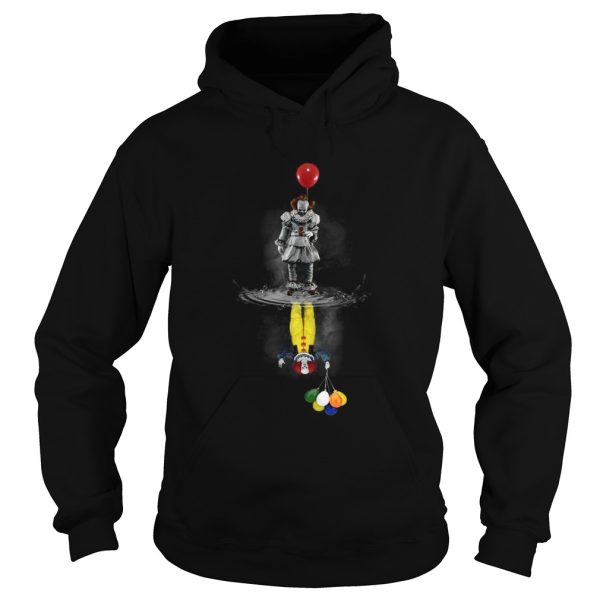 IT Pennywise reflection mirror water Stephen King shirt