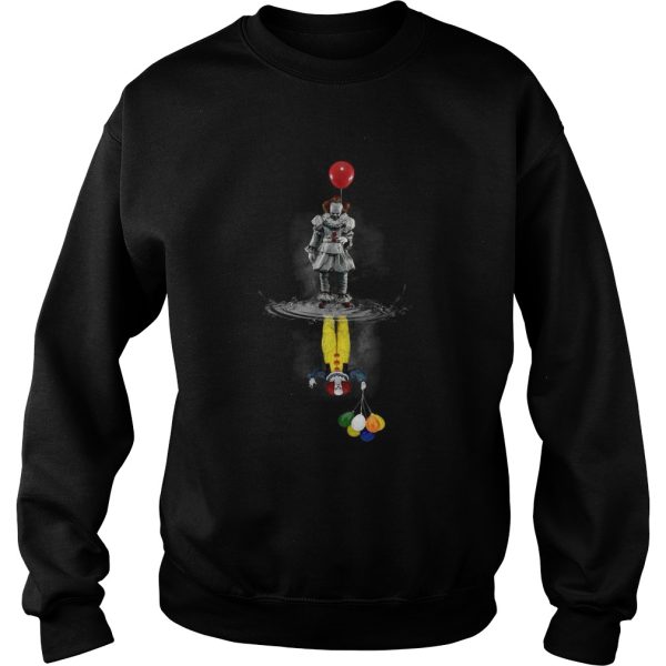 IT Pennywise reflection mirror water Stephen King shirt
