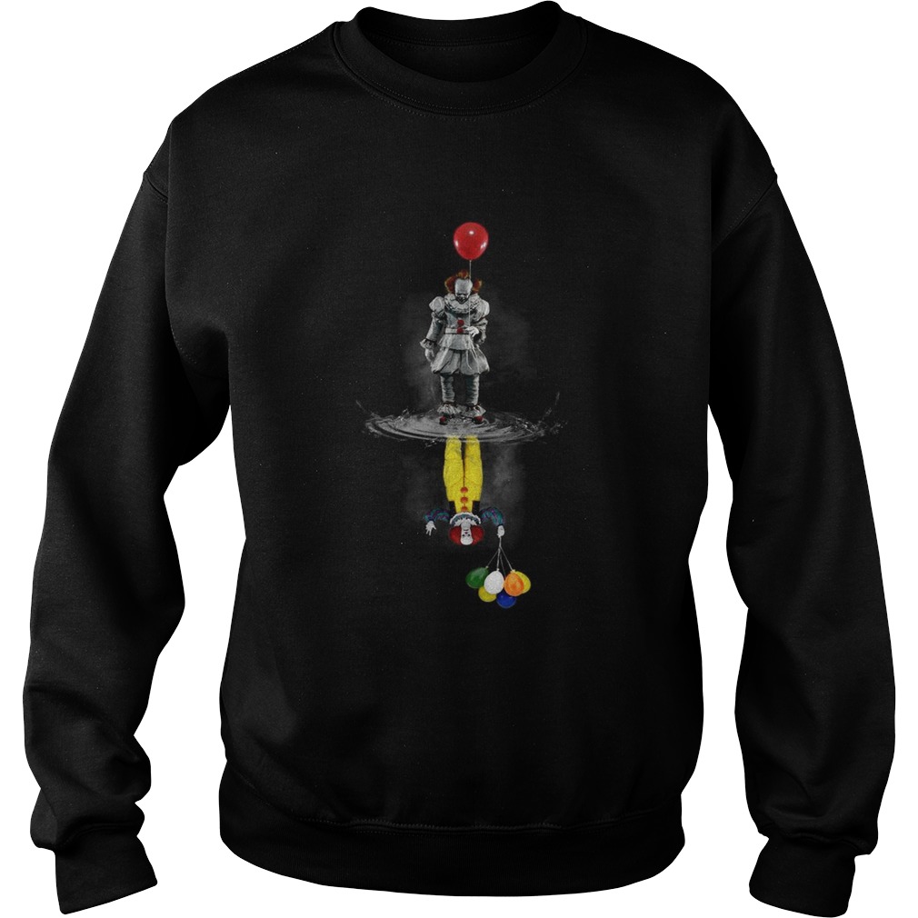 IT Pennywise reflection mirror water Stephen King shirt IT Pennywise reflection mirror water Stephen King shirt
