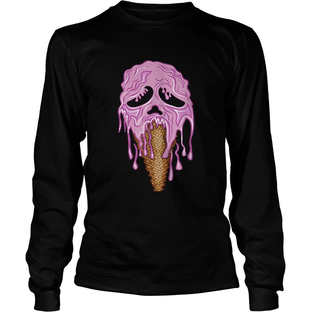 Ice Cream Melting Skeleton Scream face shirt Ice Cream Melting Skeleton Scream face shirt