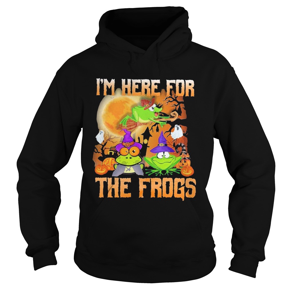 Im Here For The Frogs Halloween shirt Im Here For The Frogs Halloween shirt