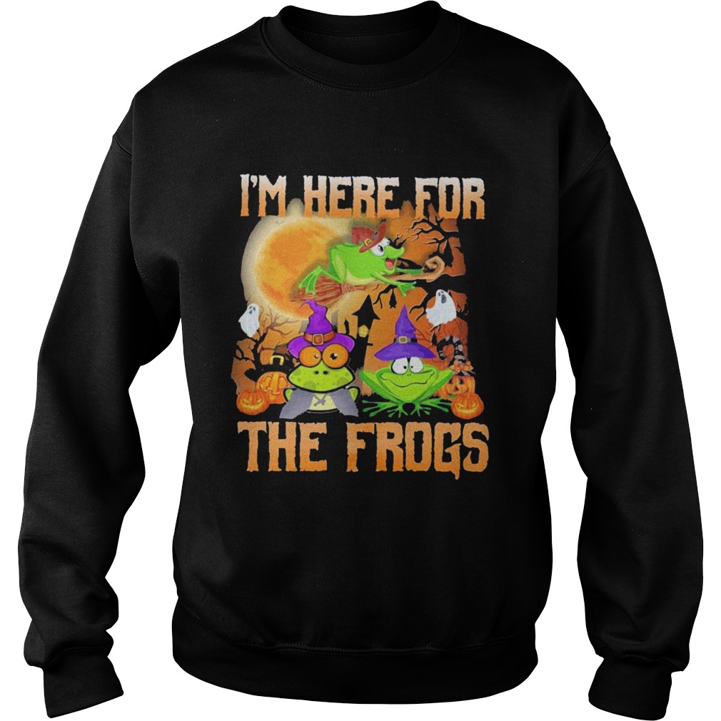 Im Here For The Frogs Halloween shirt Im Here For The Frogs Halloween shirt