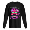 In October We Wear Bus Pink Pumpkin Breast Cancer Halloween T-Shirt