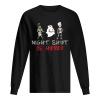 Is Here Nurse Boo Skeleton Zombie Halloween shirt