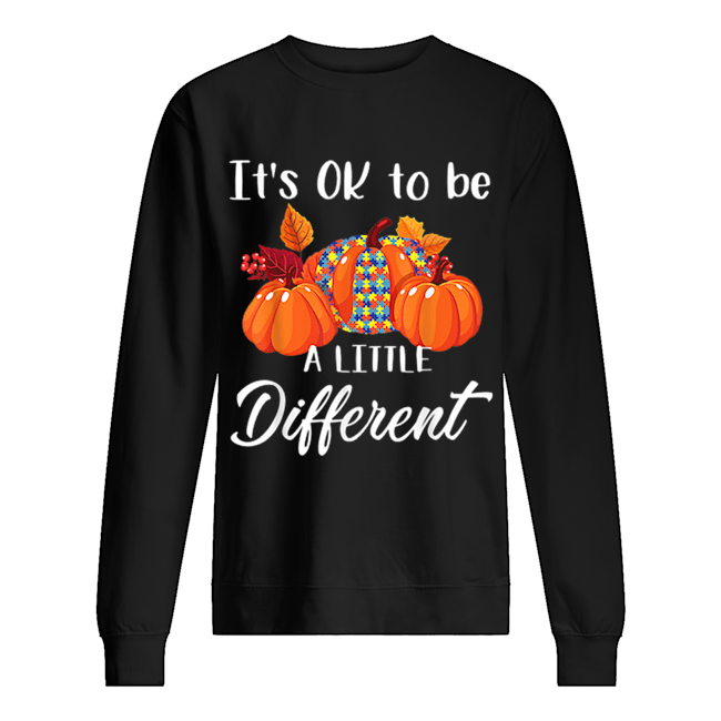 It’s Ok To Be A Little Different Autism Pumpkin shirt It’s Ok To Be A Little Different Autism Pumpkin shirt