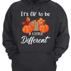 It's Ok To Be A Little Different Autism Pumpkin shirt 3