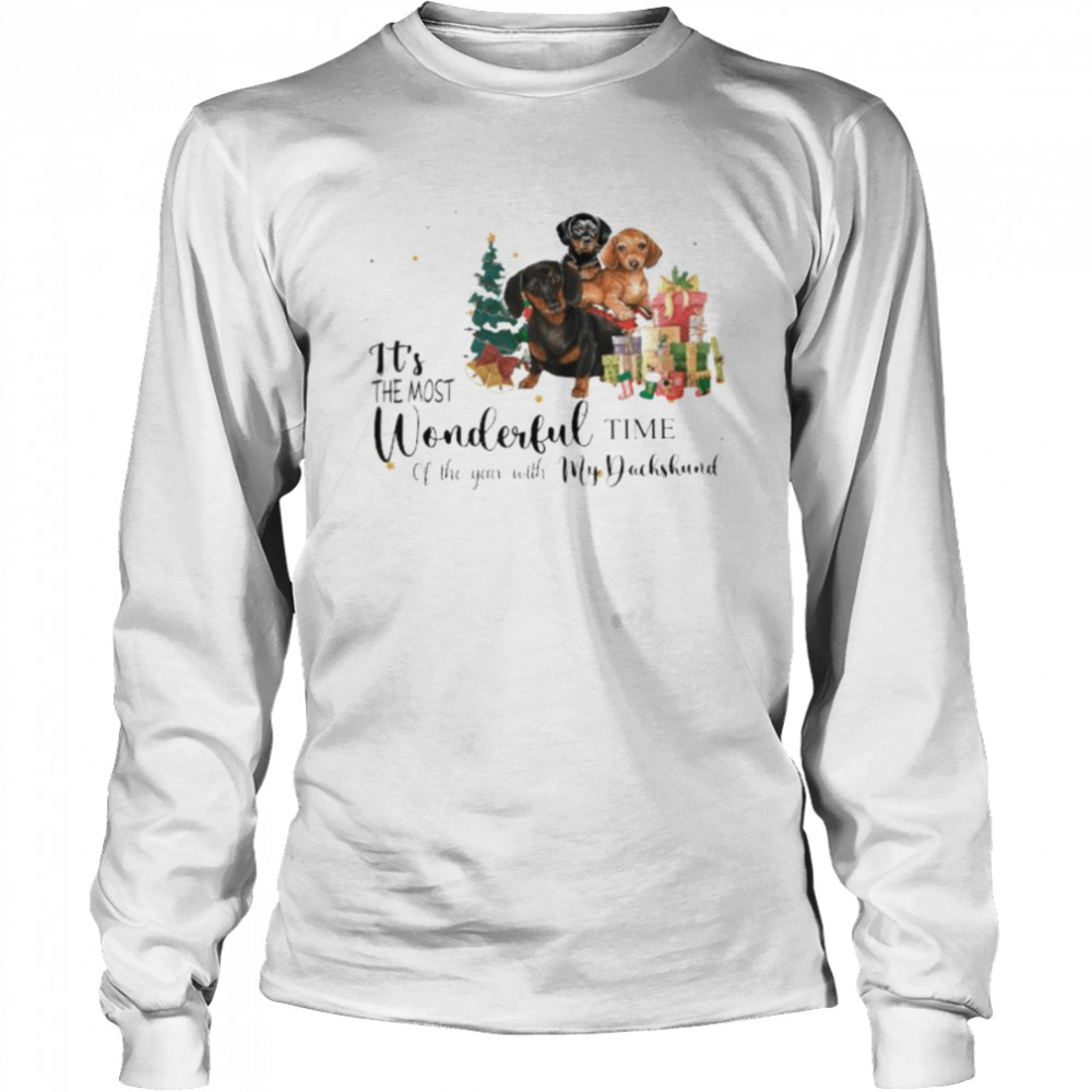 It’s the most wonderful time of the years with my Dachshunds Christmas shirt It’s the most wonderful time of the years with my Dachshunds Christmas shirt