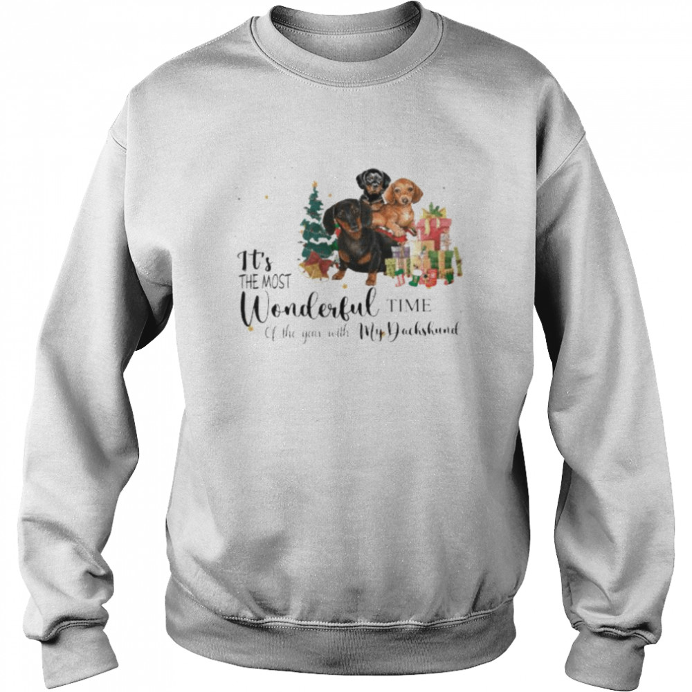 It’s the most wonderful time of the years with my Dachshunds Christmas shirt It’s the most wonderful time of the years with my Dachshunds Christmas shirt