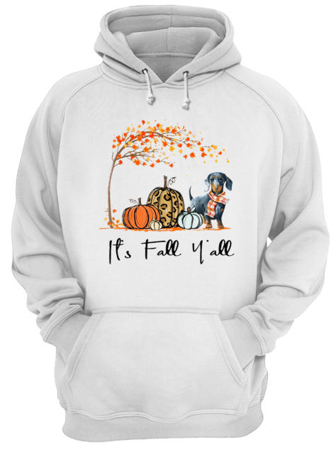It's Fall Y'all Dachshund T-shirts It's Fall Y'all Dachshund T-shirts