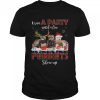 It’s Not A Party Until A Few Ferrets Show Up Santa Christmas T-Shirt B0BKLHRJH6