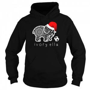 Ivorys Ellas Elephant Soccer Merry Christmas Shirt 5