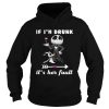 Jack Skellington Dog If Im drunk its her fault shirt