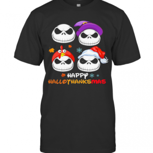 Jack Skellington Happy Hallothanksmas T-Shirt