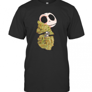 Jack Skellington Hug Cannabis T-Shirt