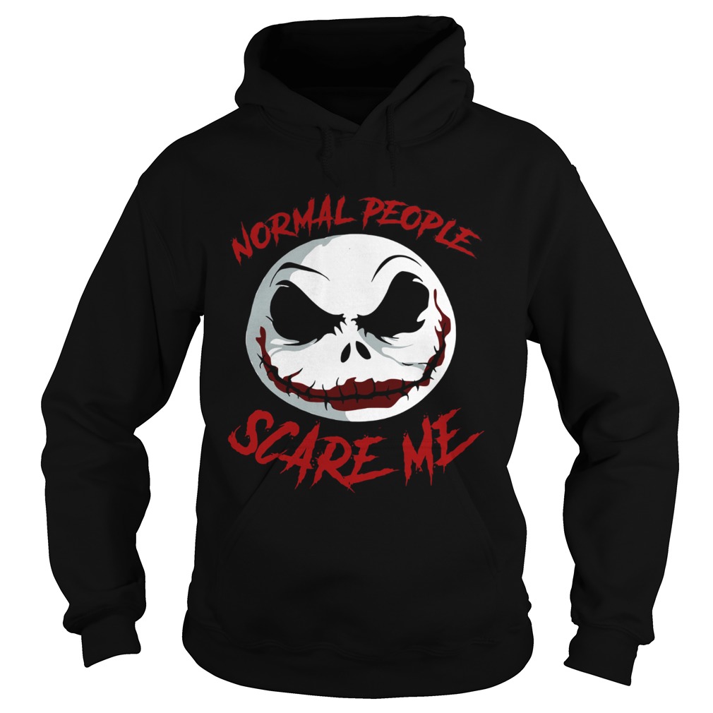 Jack Skellington Joker normal People scare me shirt Jack Skellington Joker normal People scare me shirt