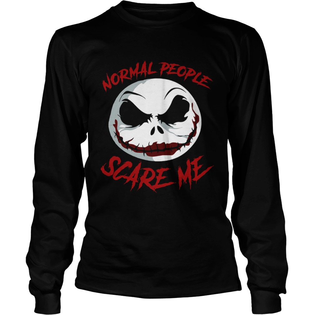 Jack Skellington Joker normal People scare me shirt Jack Skellington Joker normal People scare me shirt