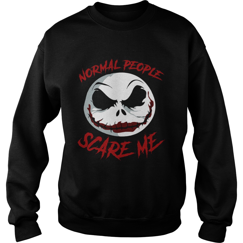 Jack Skellington Joker normal People scare me shirt Jack Skellington Joker normal People scare me shirt