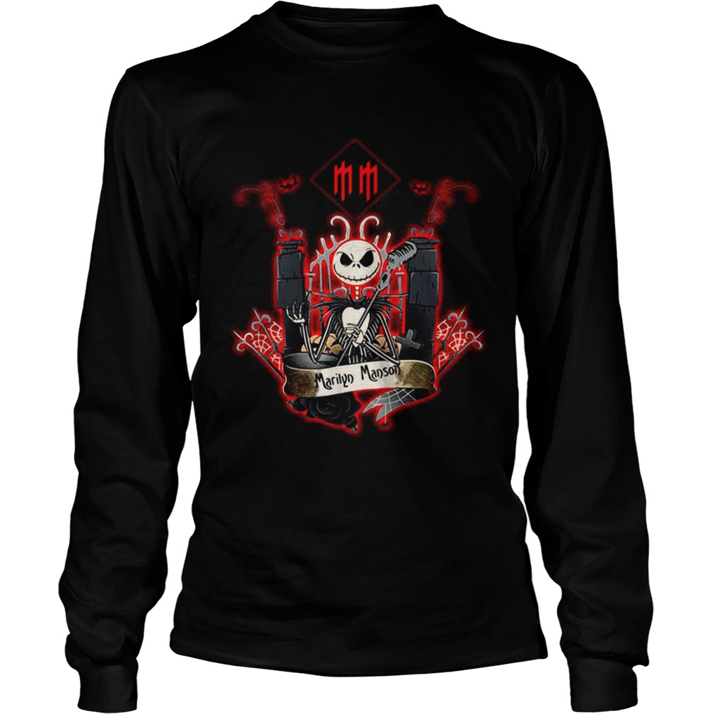 Jack Skellington Marilyn Manson shirt Jack Skellington Marilyn Manson shirt